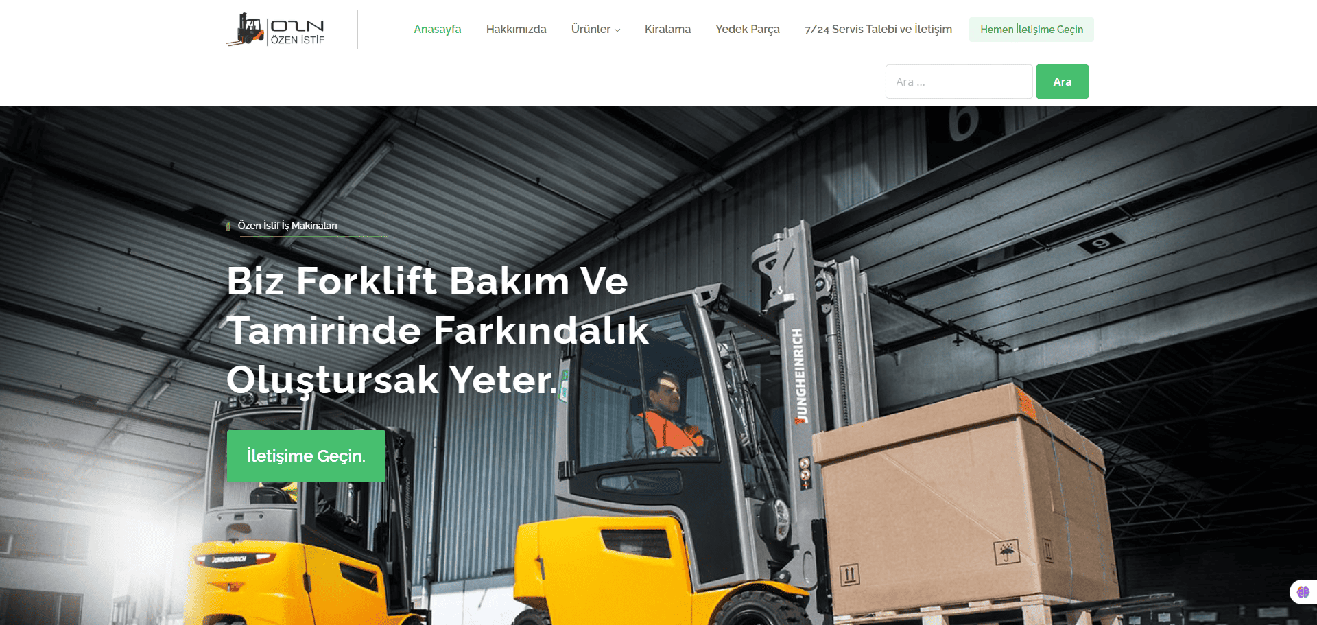 Oznistif Web Sitesi Görseli